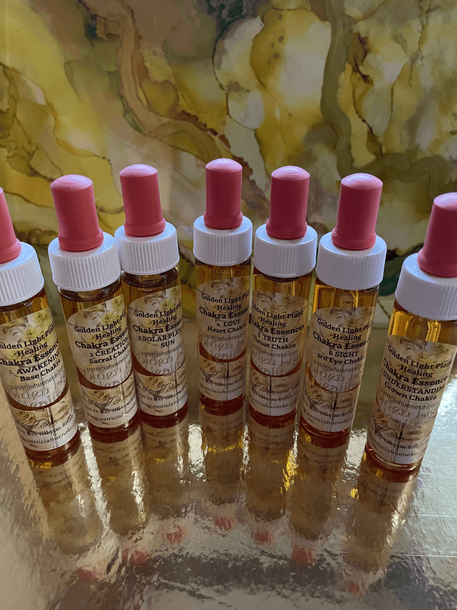 Golden Light 7 Chakra ClearingBalancing Essences